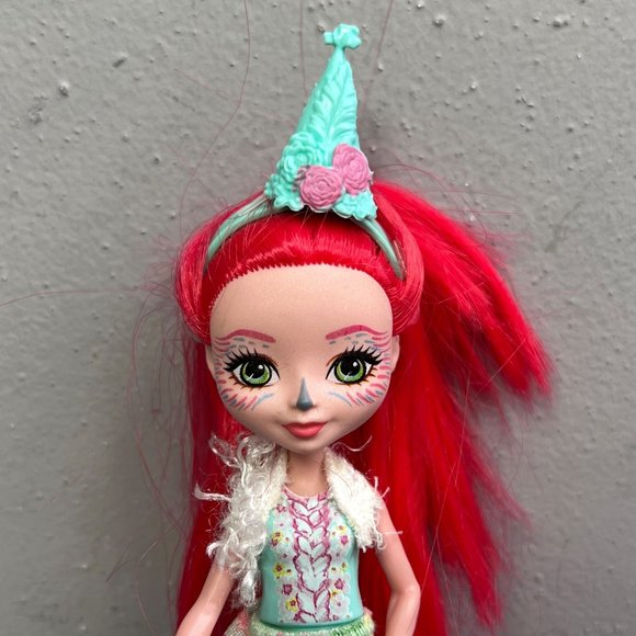 Mattel Enchantimals Lets Flamingle Doll with Outfit Party Hat Shoes 6.5 in 2018 - Picture 2 of 8